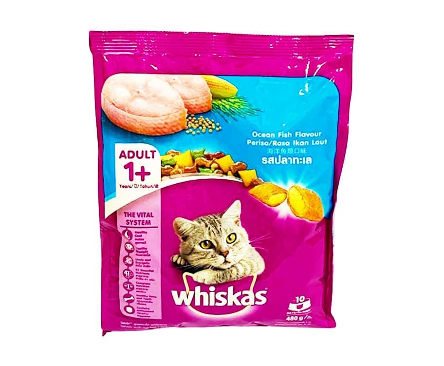 Whiskas Ocean Fish Flavour Adult 1+ Years 480g