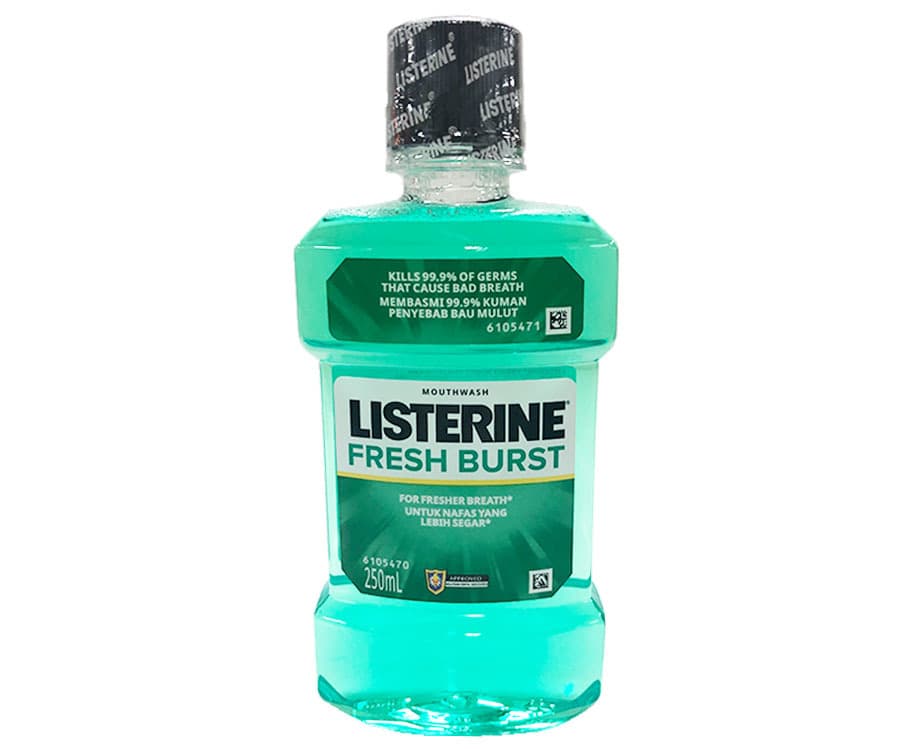 Listerine Fresh Burst Mouthwash 250mL