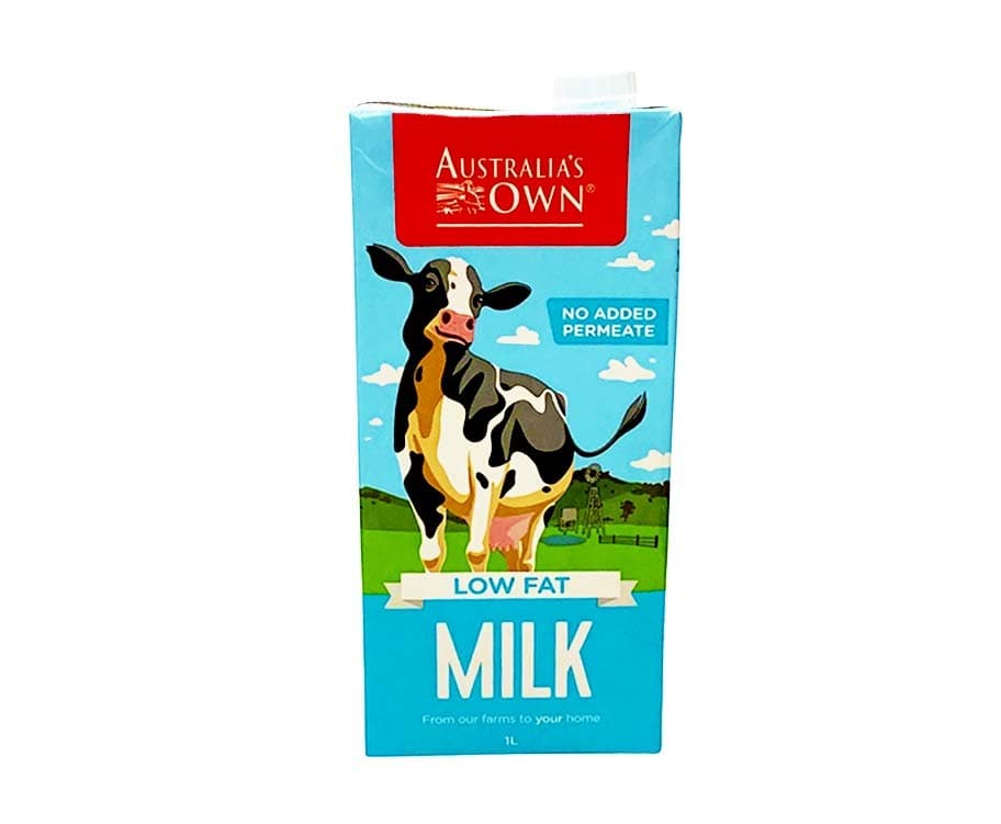 Australia's Own Low Fat Milk 1L