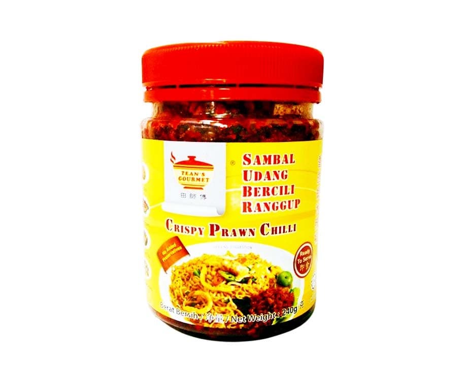 Tean's Gourmet Crispy Prawn Chili 240g