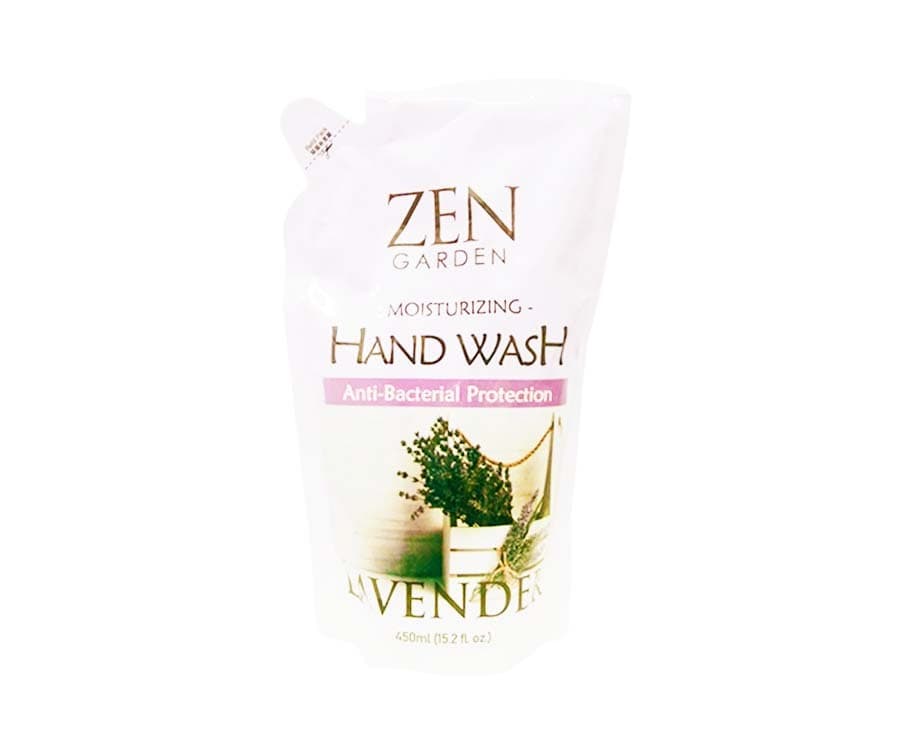 Zen Garden Moisturizing Hand Wash Anti-Bacterial Protection Lavender 450mL