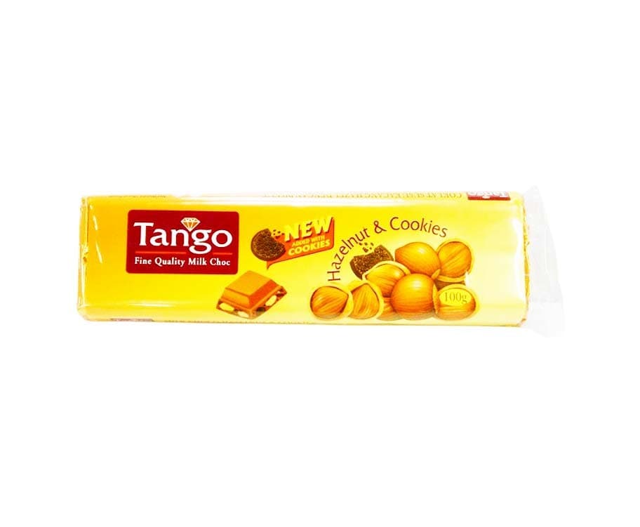 Tango Milk Choco Hazelnut & Cookies 100g