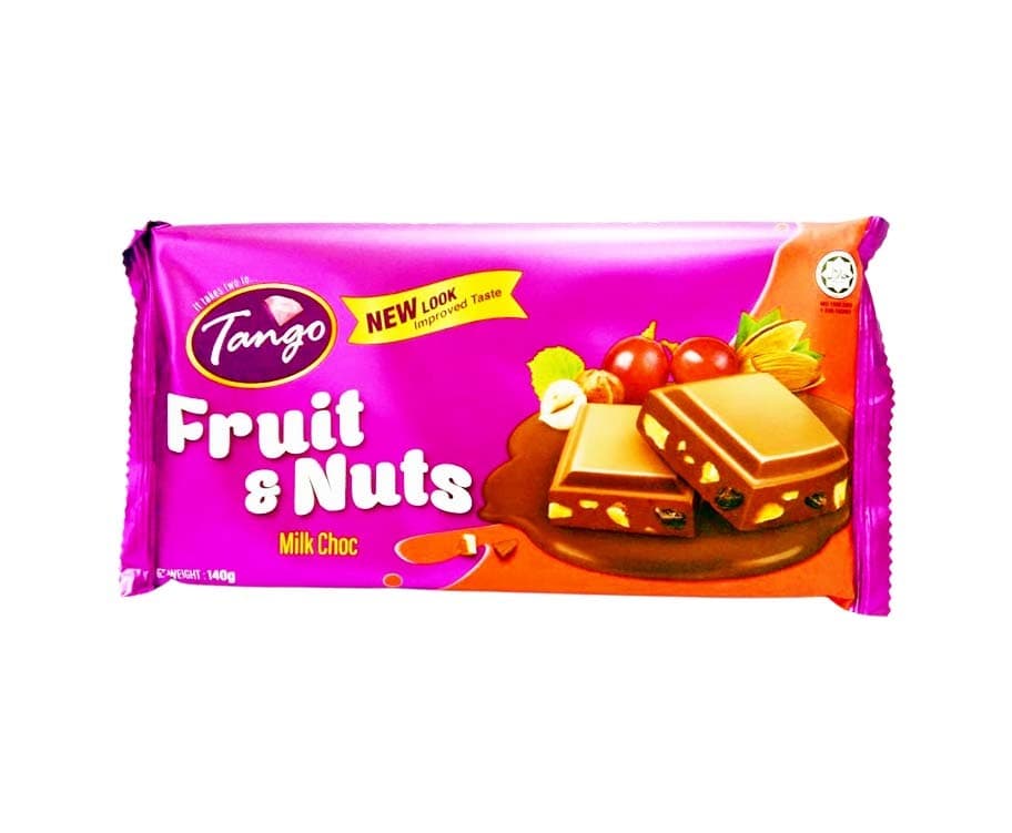 Tango Milk Choc Fruit & Nuts 140g
