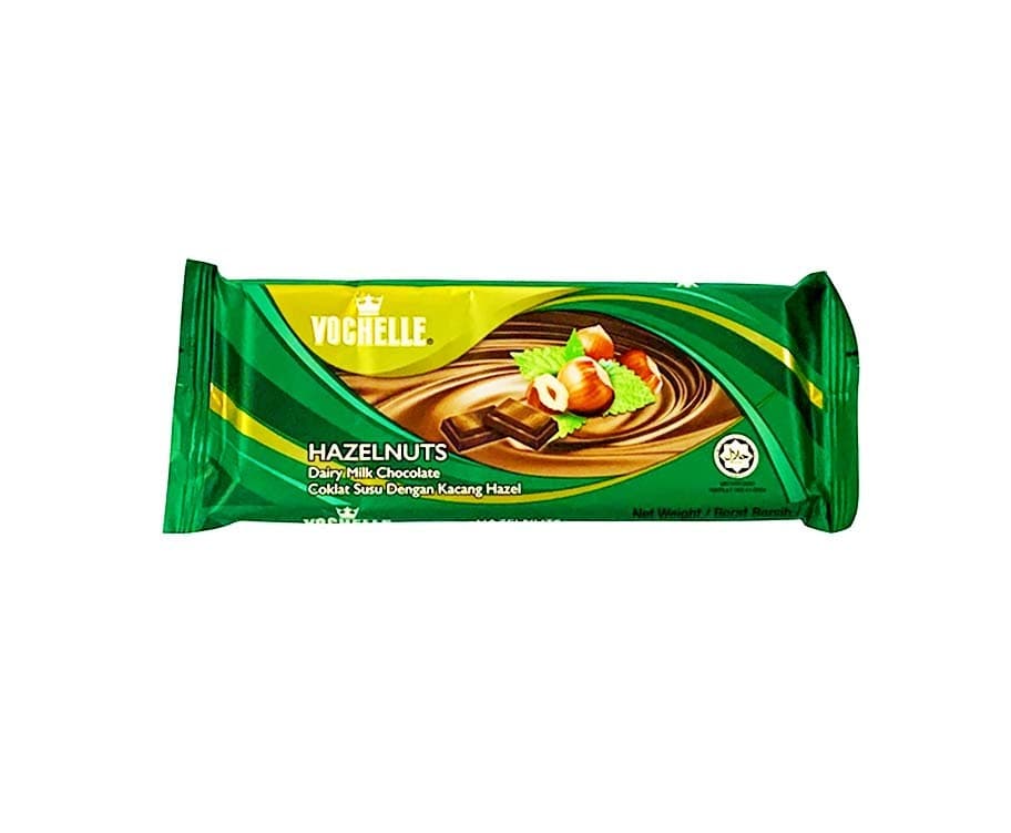 Vochelle Hazelnuts Dairy Milk Chocolate 75g