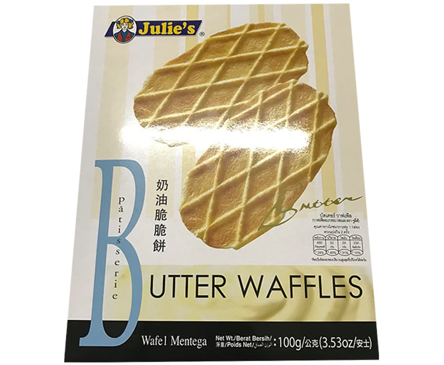 Julie's Butter Waffles Patisserie 100g