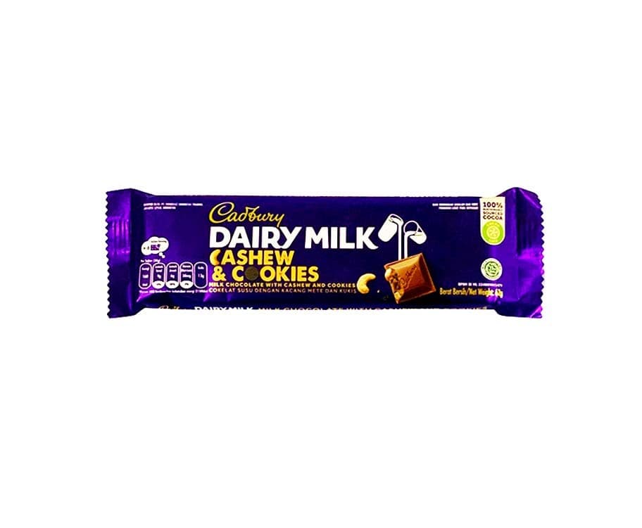 Cadbury Dairy Milk Cashew & Cookies 62g