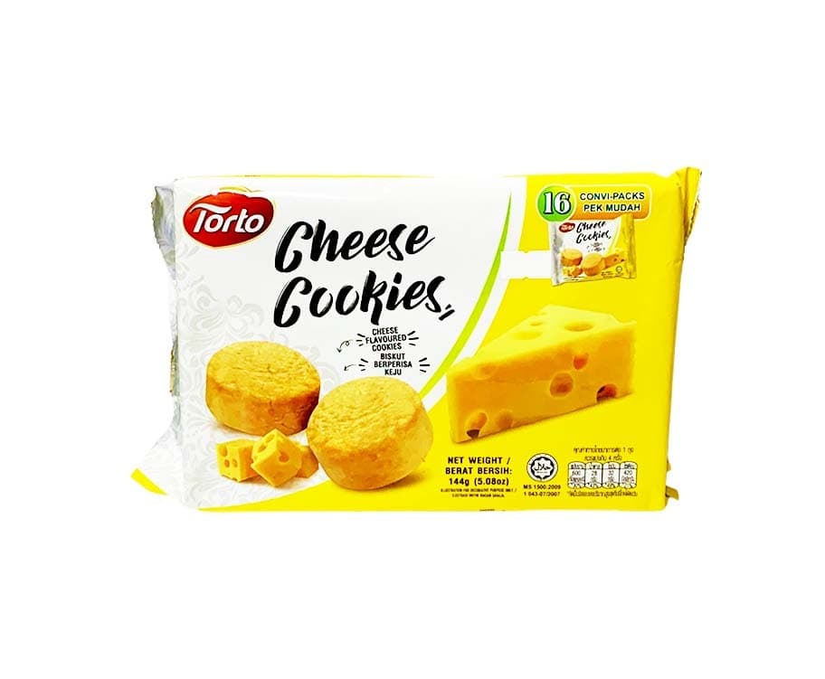 Torto Cheese Cookies 16 Convi Packs 5.08oz (144g)