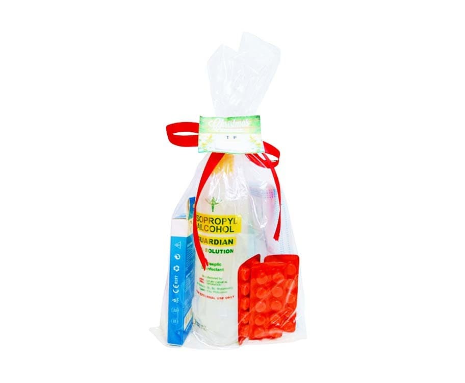 Guardian Isopropyl Alcohol 70% Solution 500ml + Digital Thermometer + 5 Pieces Face Mask + 30 Pieces Lemon-Cee Vitamins