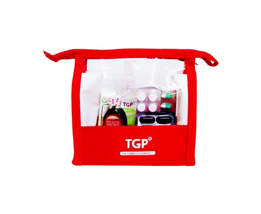 TGP Ethyl Alcohol with Moisturizer Sprayer 60mL + Genuine Efficascent Oil 25mL + Katinko Stick + 10 Pieces Truvit-C + 10 Pieces Paracetamol + 10 Pieces Loniper