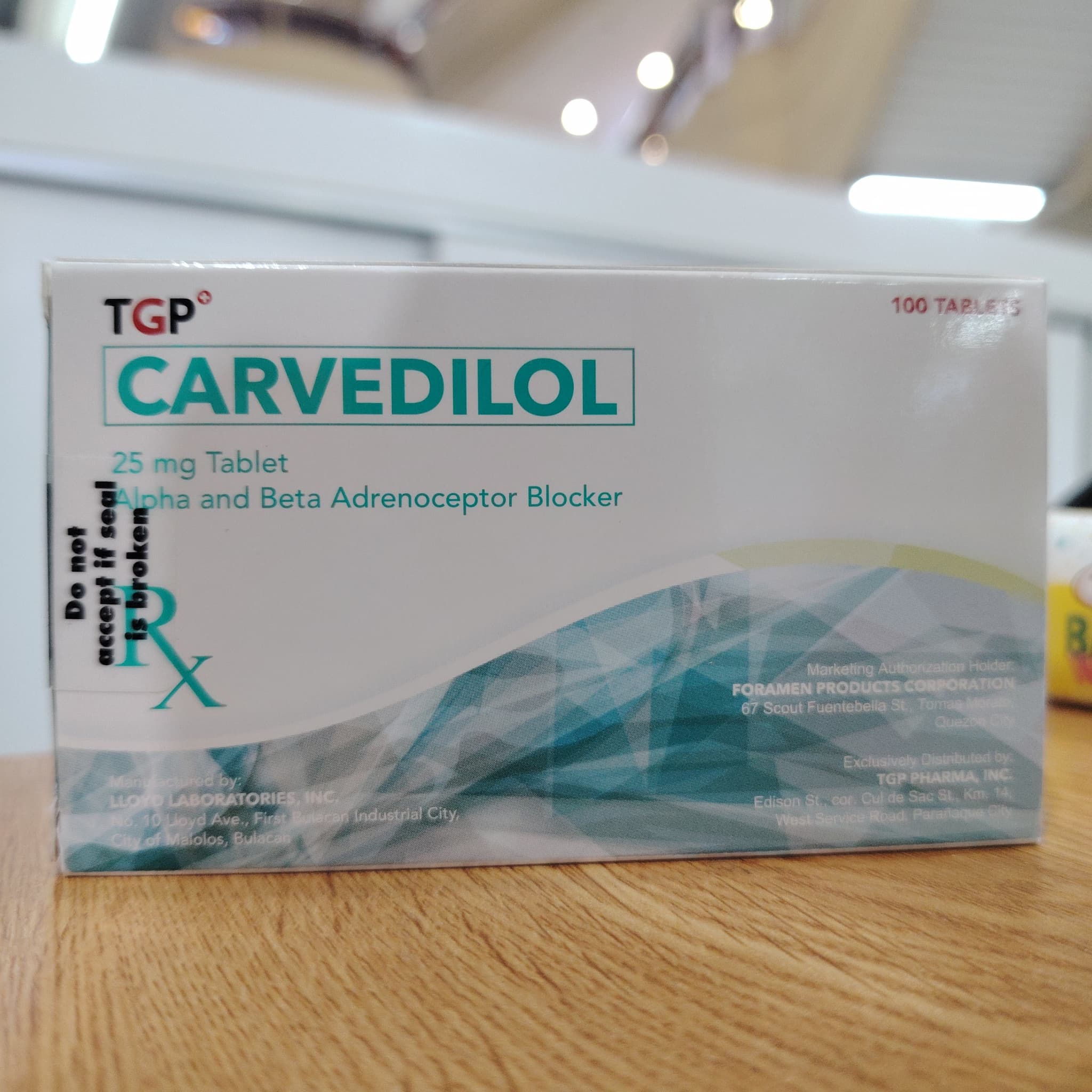 Carvedilol 25mg