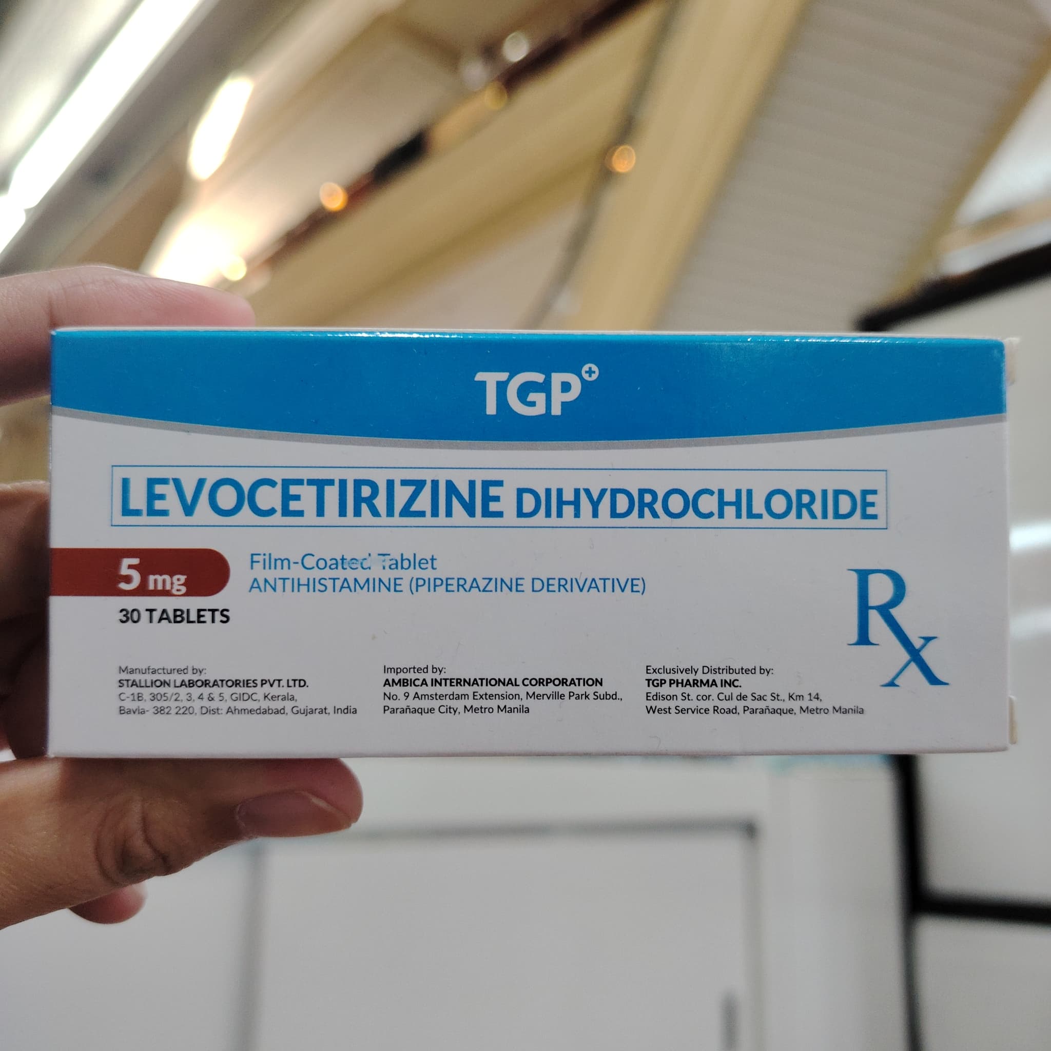 Levocetirizine Dihydrochoride 5mg